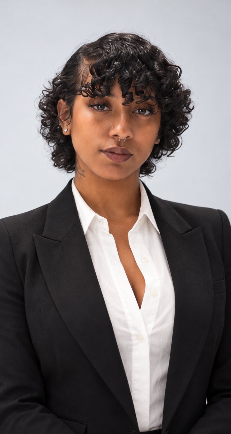 Ren, founder of Work From Home Guru, wearing a black suit